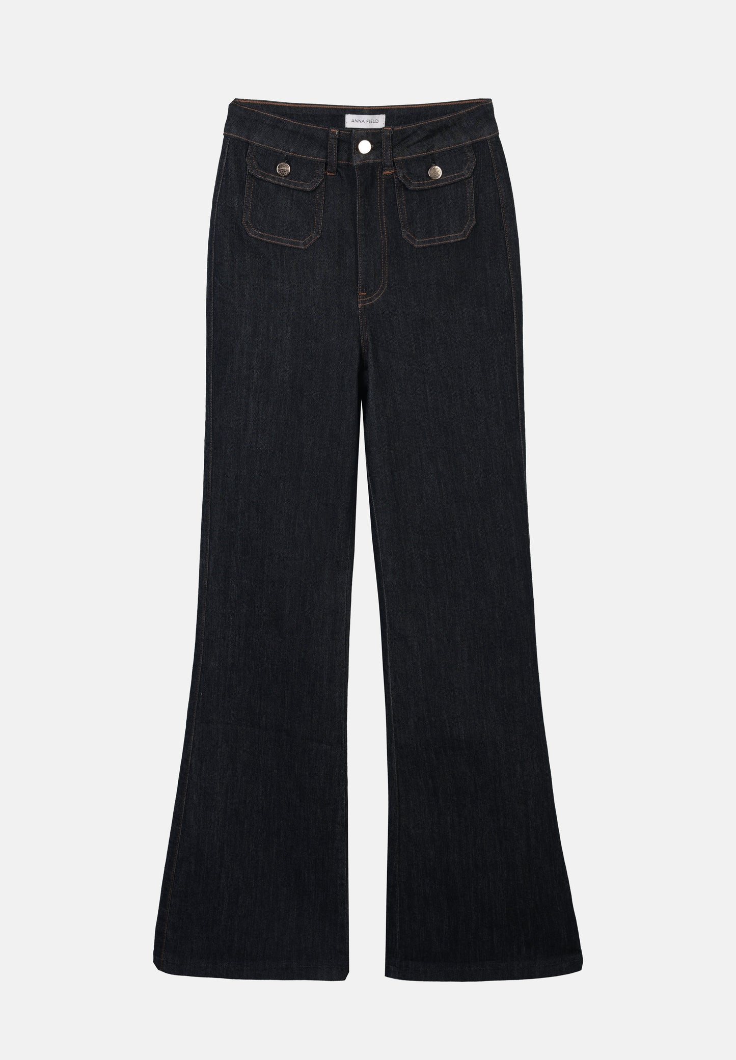  Flared Jeans - Raw Denim