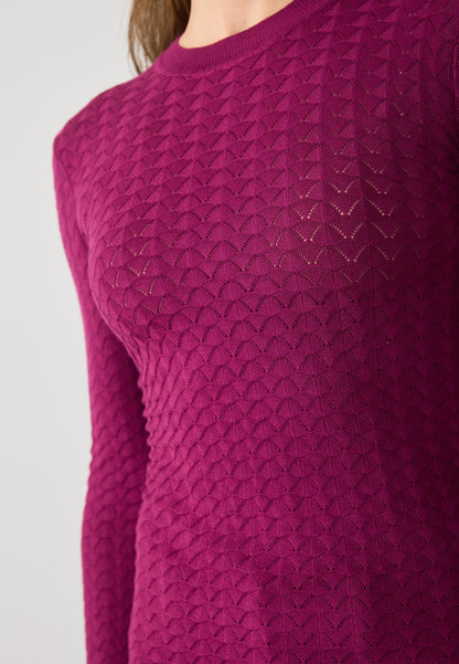 Anna Field Jumper - Magenta Purple