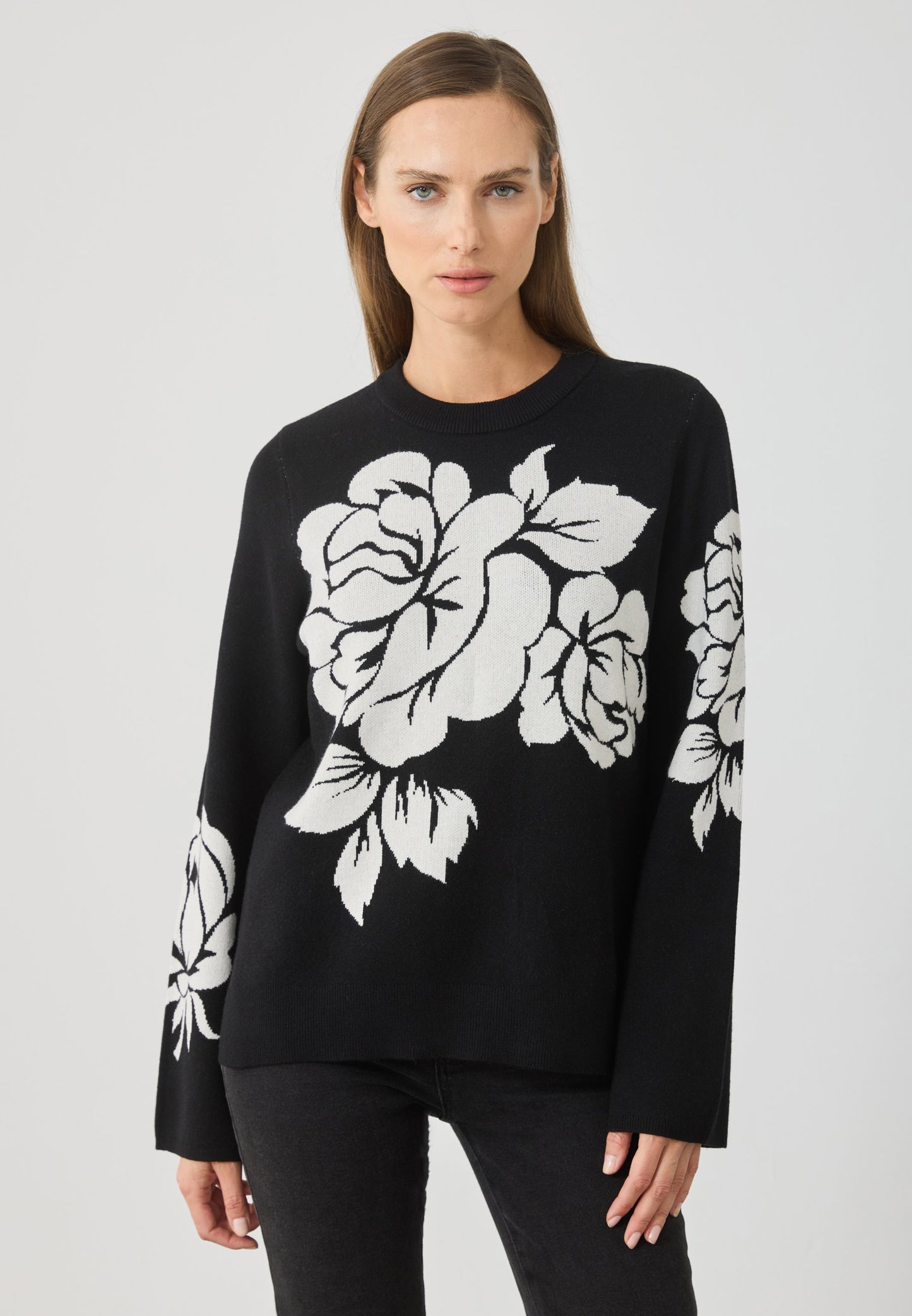 Anna Field Jumper - Black_off White