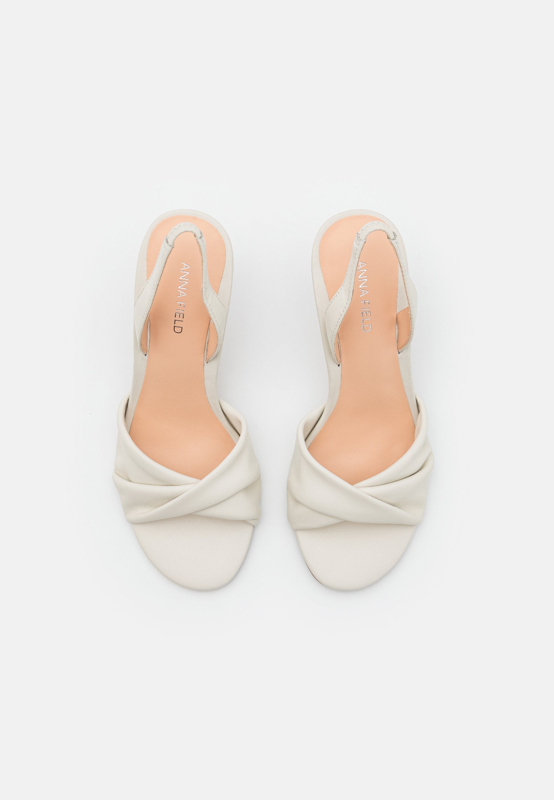 Anna Field Leather- High Heeled Sandals - White