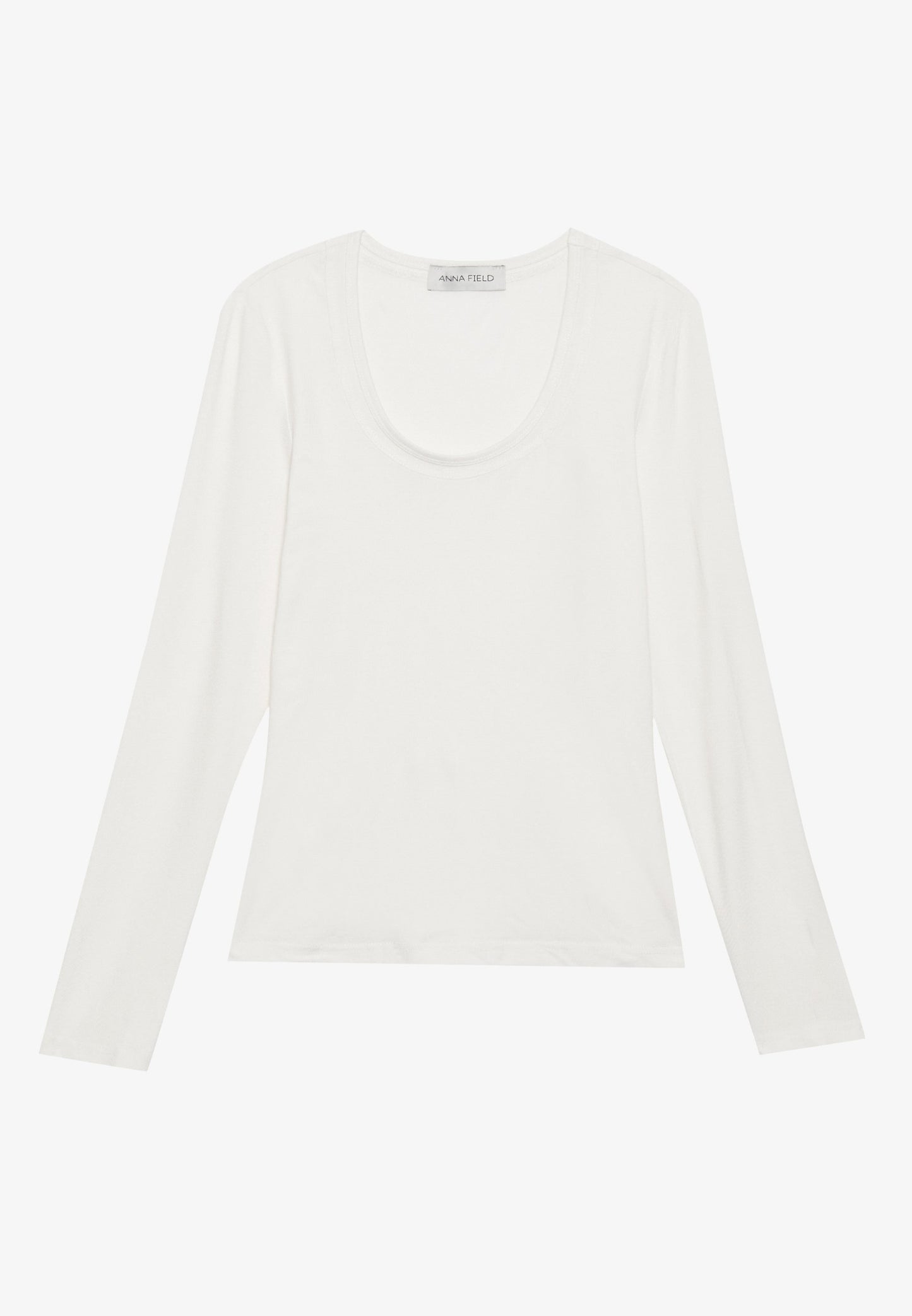 Anna Field 3 PACK - Long Sleeved Top - Egret, Trooper & Black
