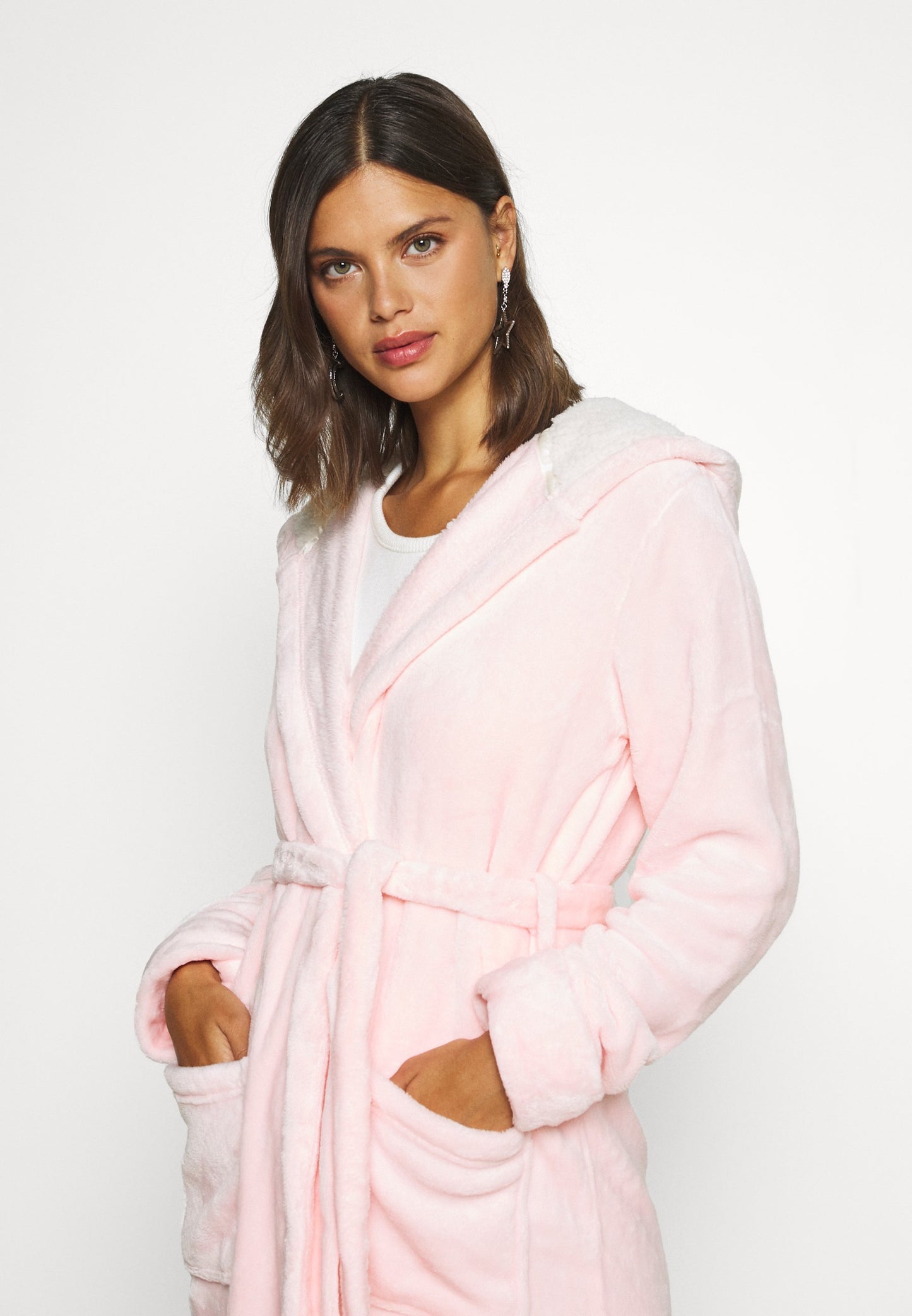 Anna Field Dressing Gown - Pink