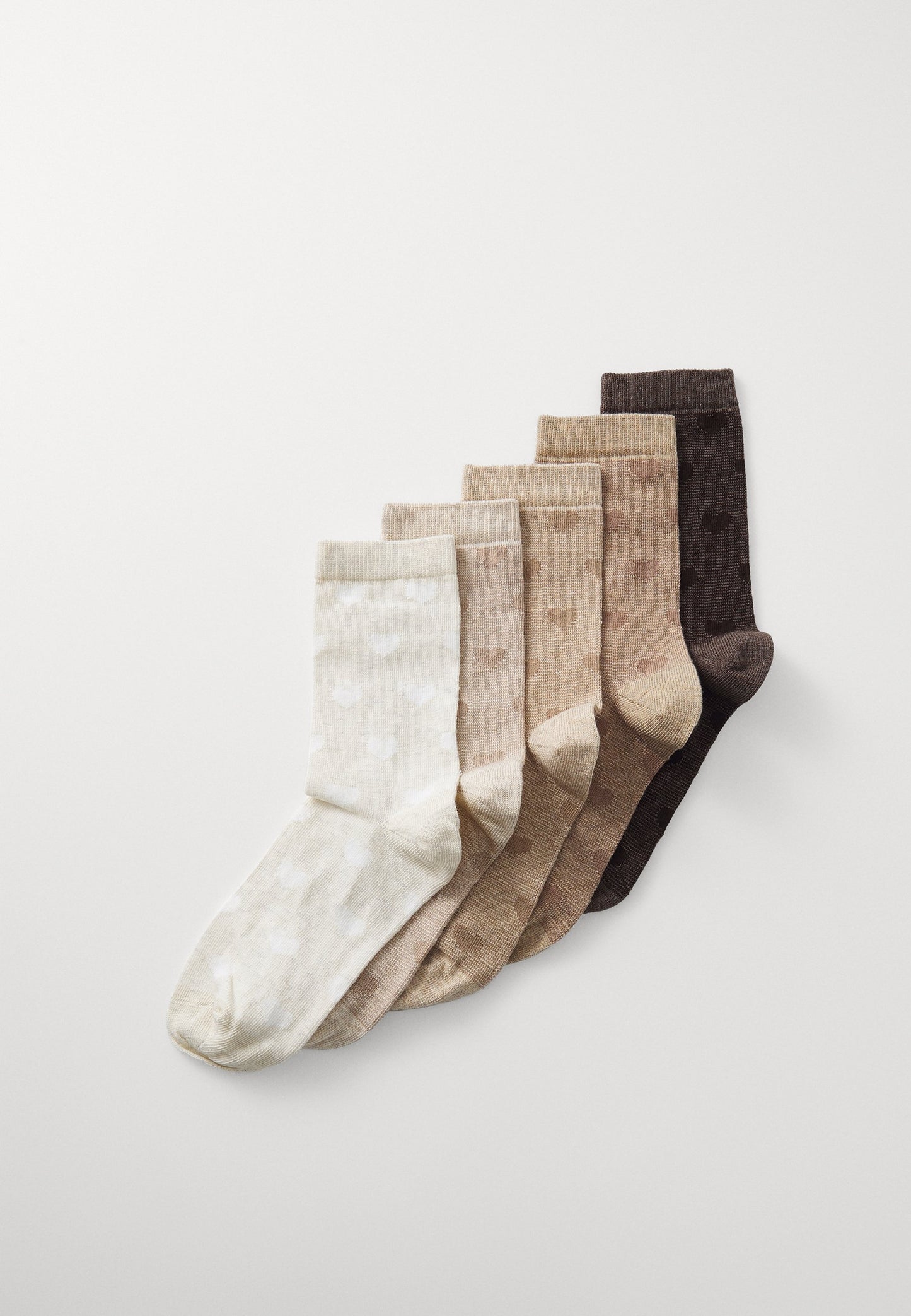 Anna Field 5 PACK - Socks - Beige/light Brown