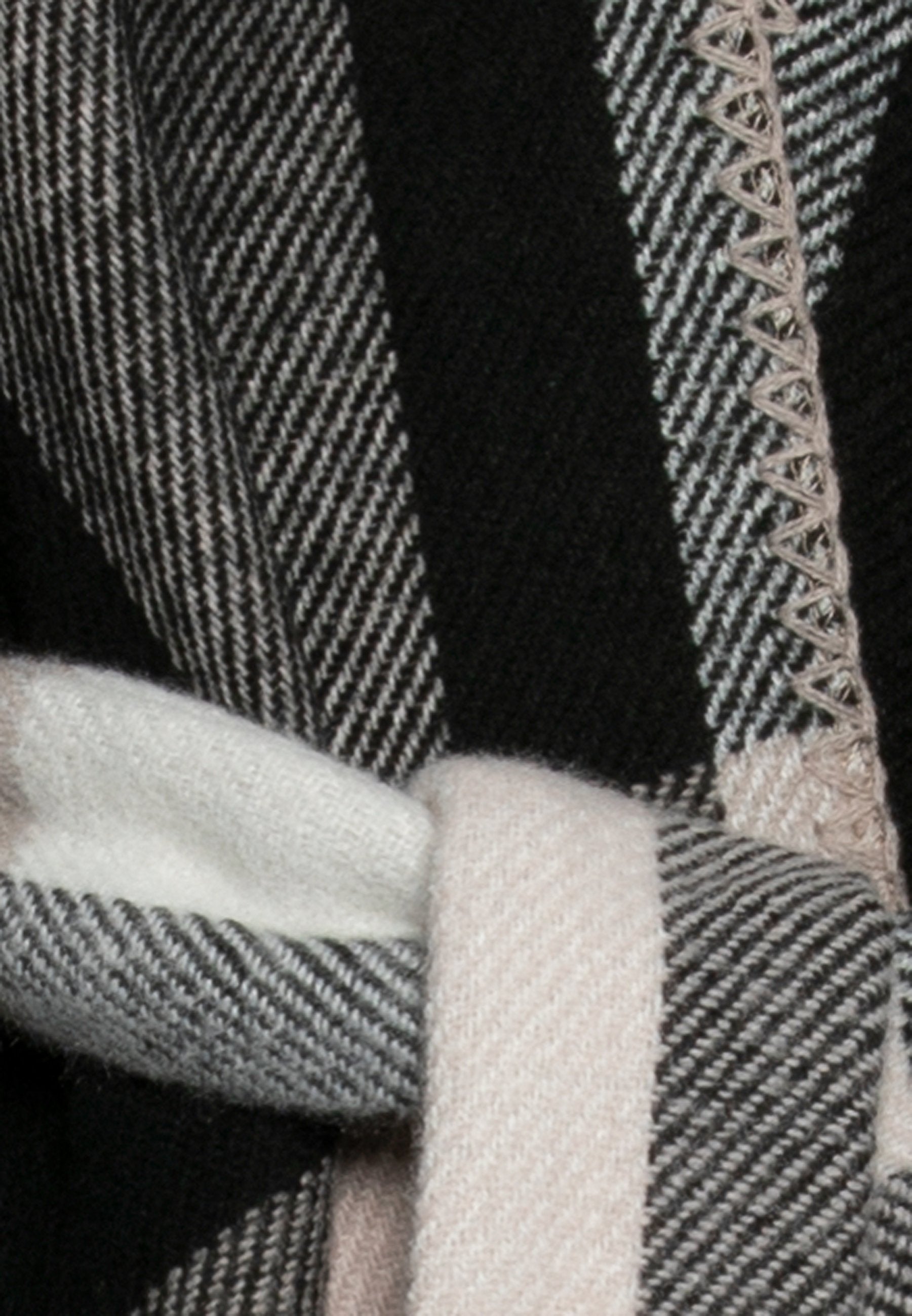 Anna Field Cape - Black/white