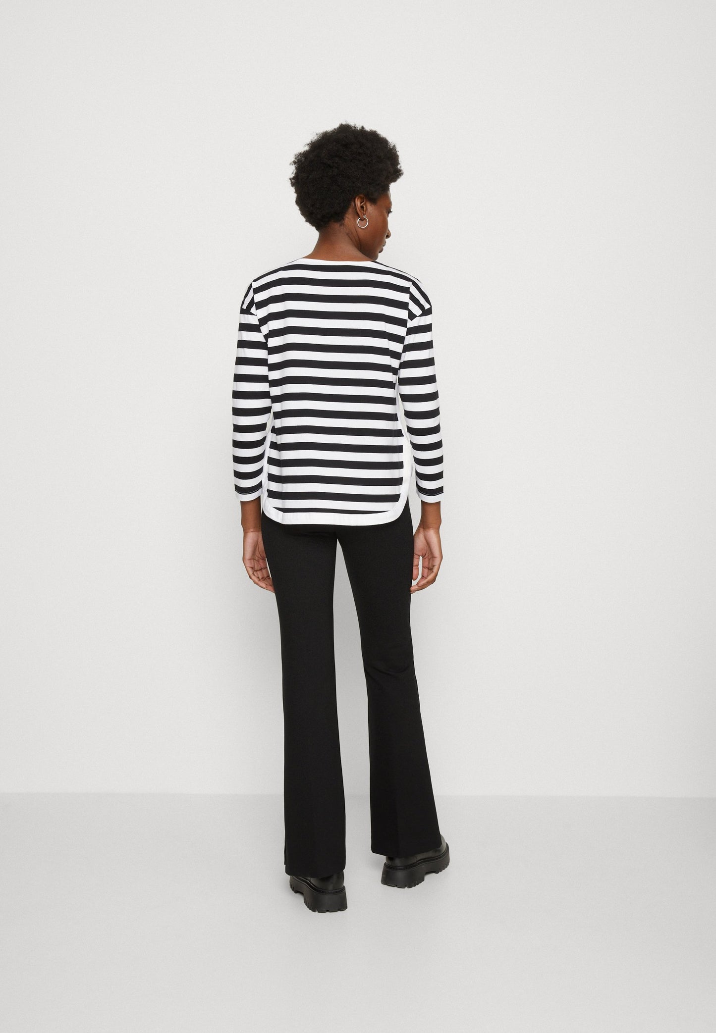 Anna Field Long Sleeved Top - White/Black