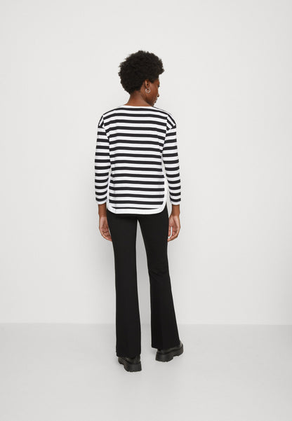 Anna Field Long Sleeved Top - White/Black