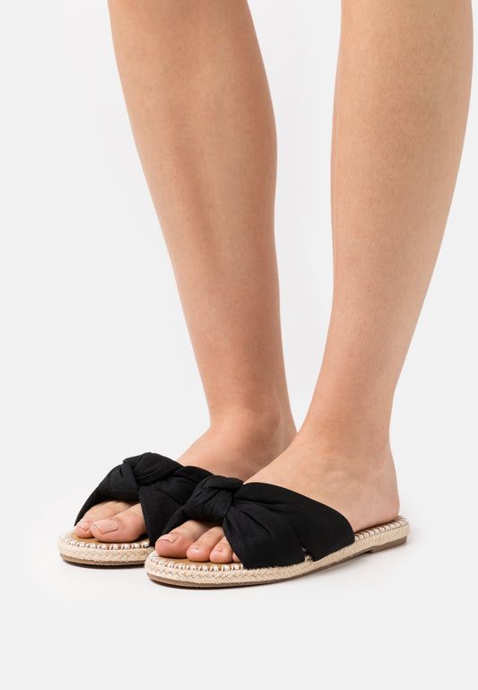 Anna Field Mules - Black