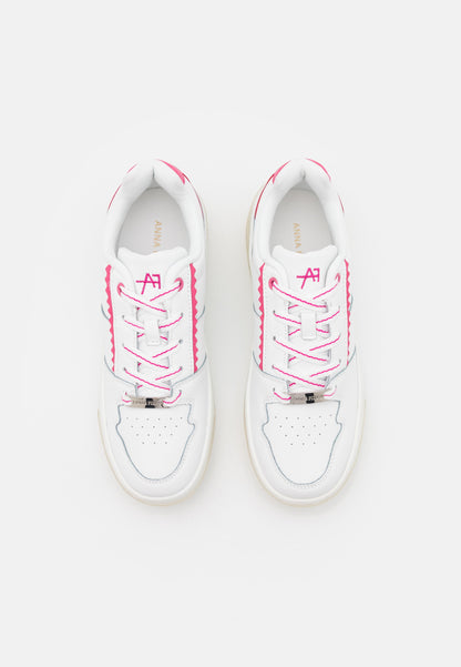 Anna Field Leather - Trainers - White/Pink