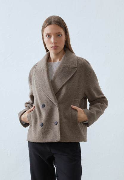 Anna Field Summer Jacket - Mottled Light Grey