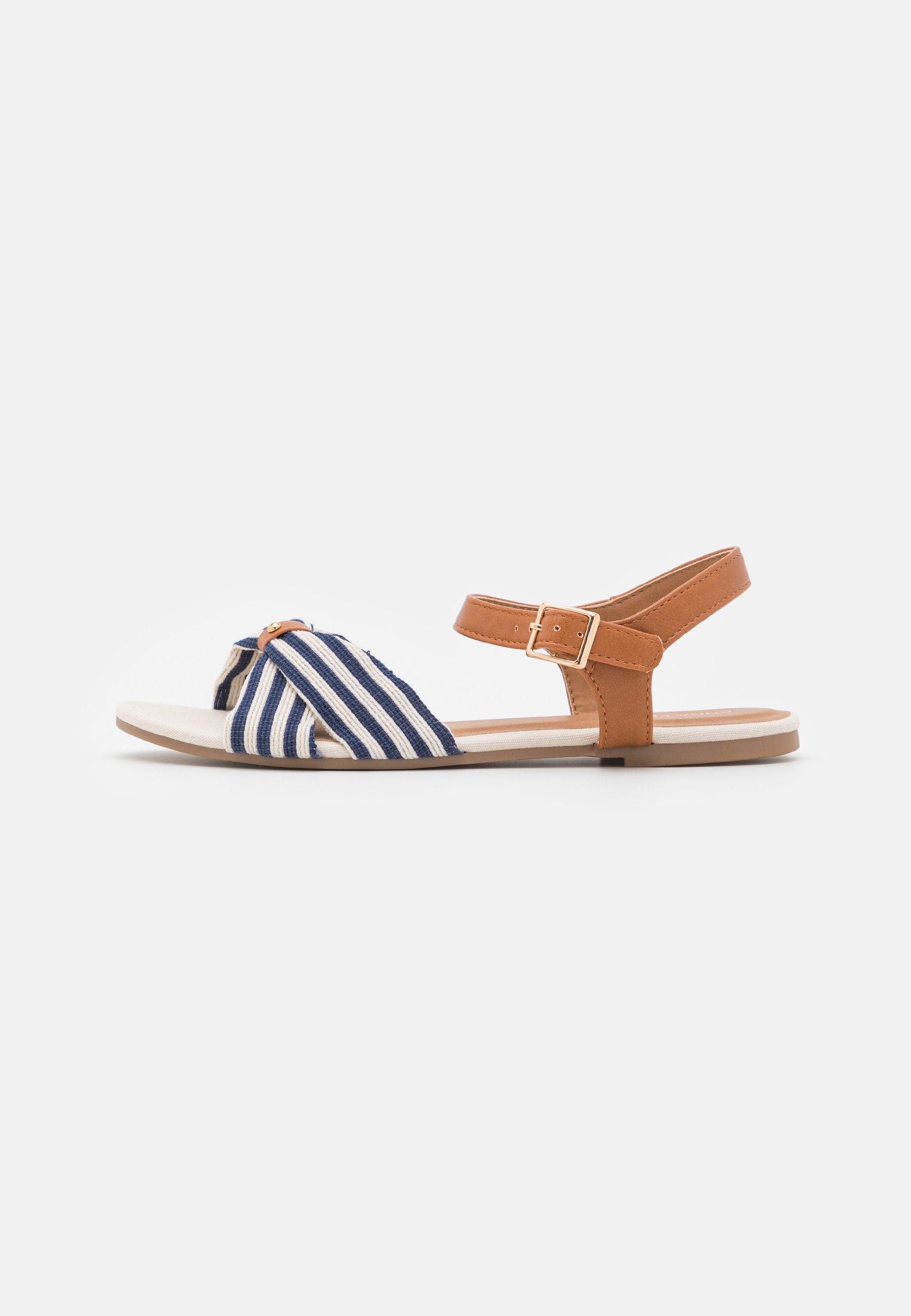 Anna Field Sandals - Cognac/Dark Blue