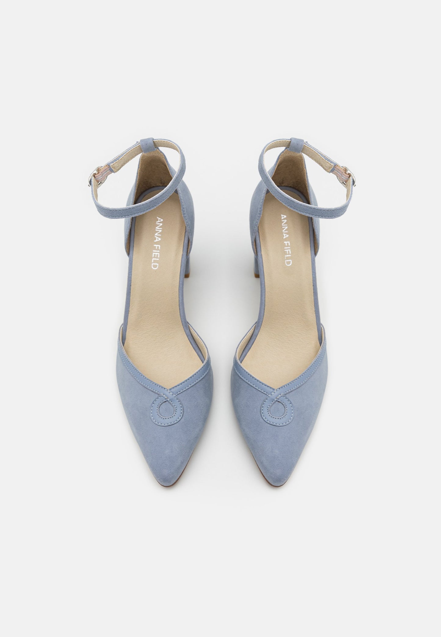 Anna Field Leather - Classic Heels - Light Blue