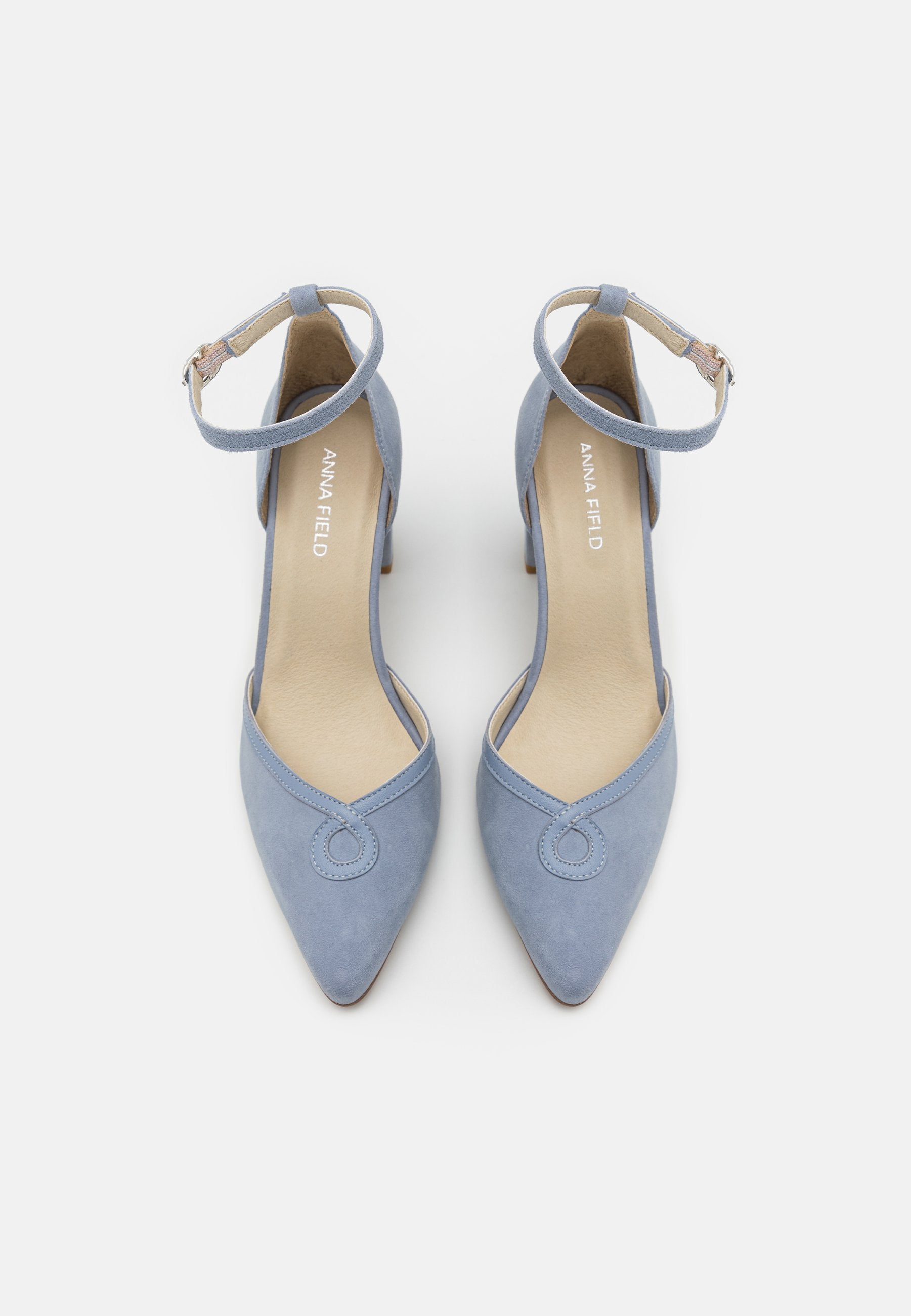Anna Field Leather - Classic Heels - Light Blue