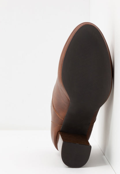 Anna Field Comfort - High Heeled Ankle Boots - Cognac