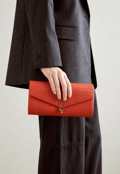 Anna Field Clutch - Rose
