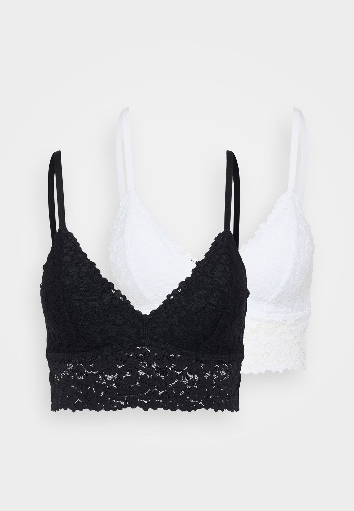 Anna Field 2 PACK - Bustier - White/black