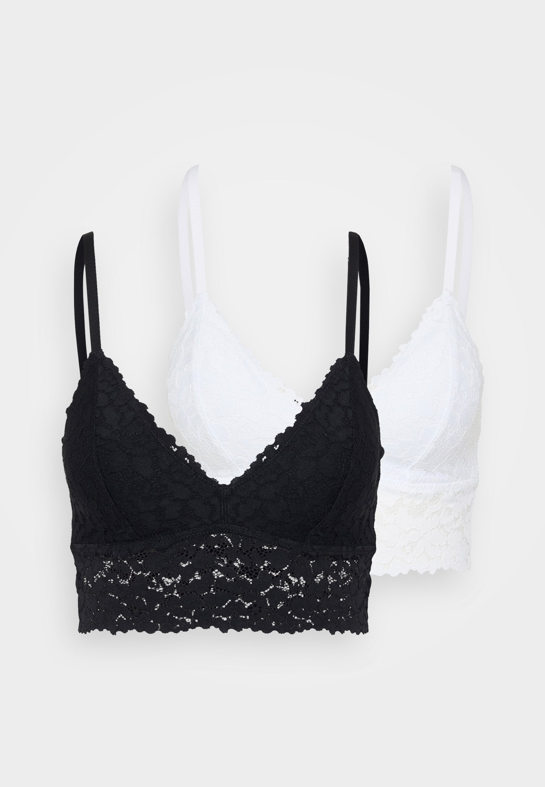 Anna Field 2 PACK - Bustier - White/black