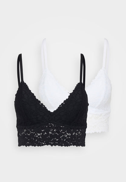 Anna Field 2 PACK - Bustier - White/black