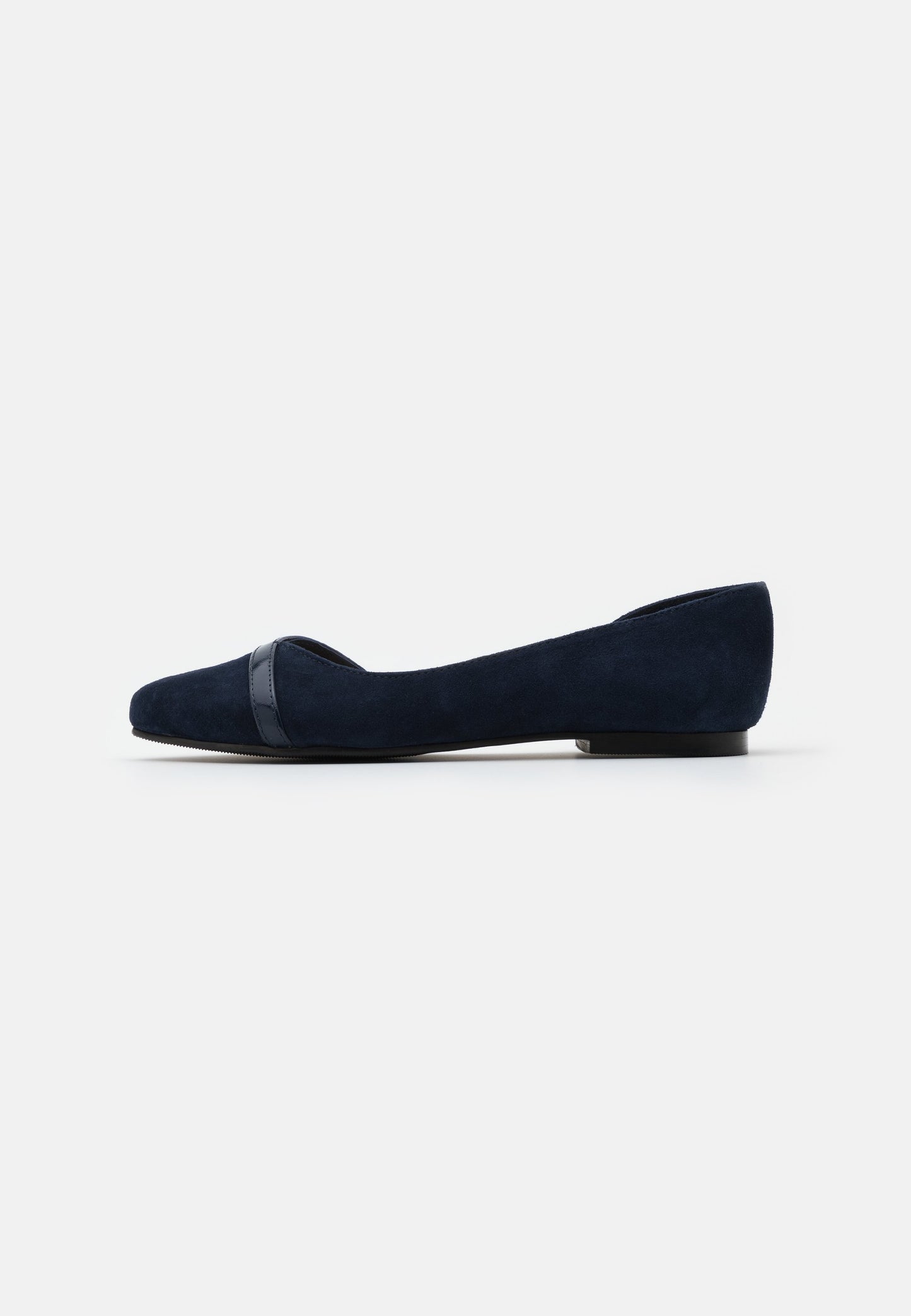 Anna Field Leather- Ballet Pumps - Dark Blue