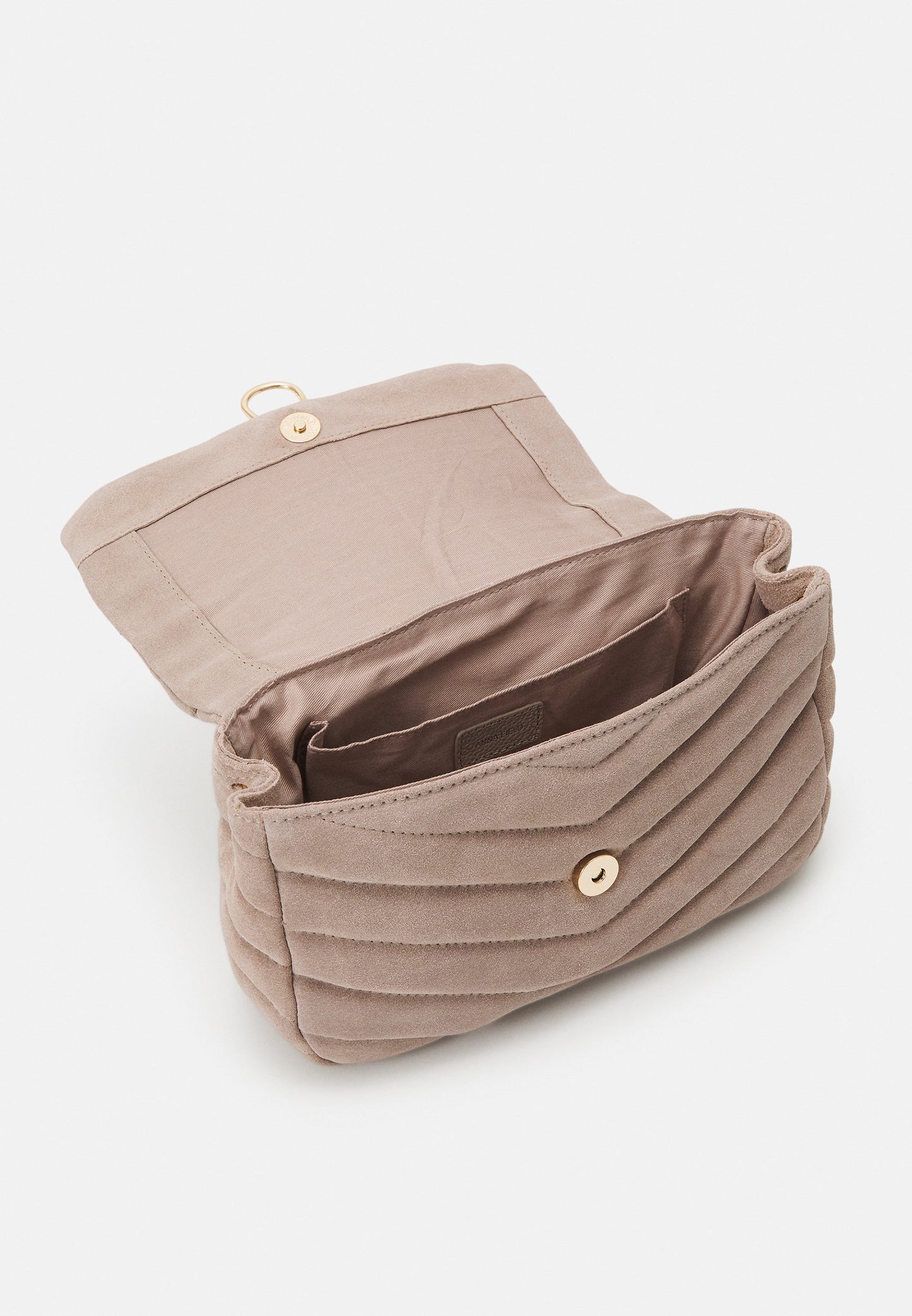 Anna Field Leather - Across Body Bag -Taupe