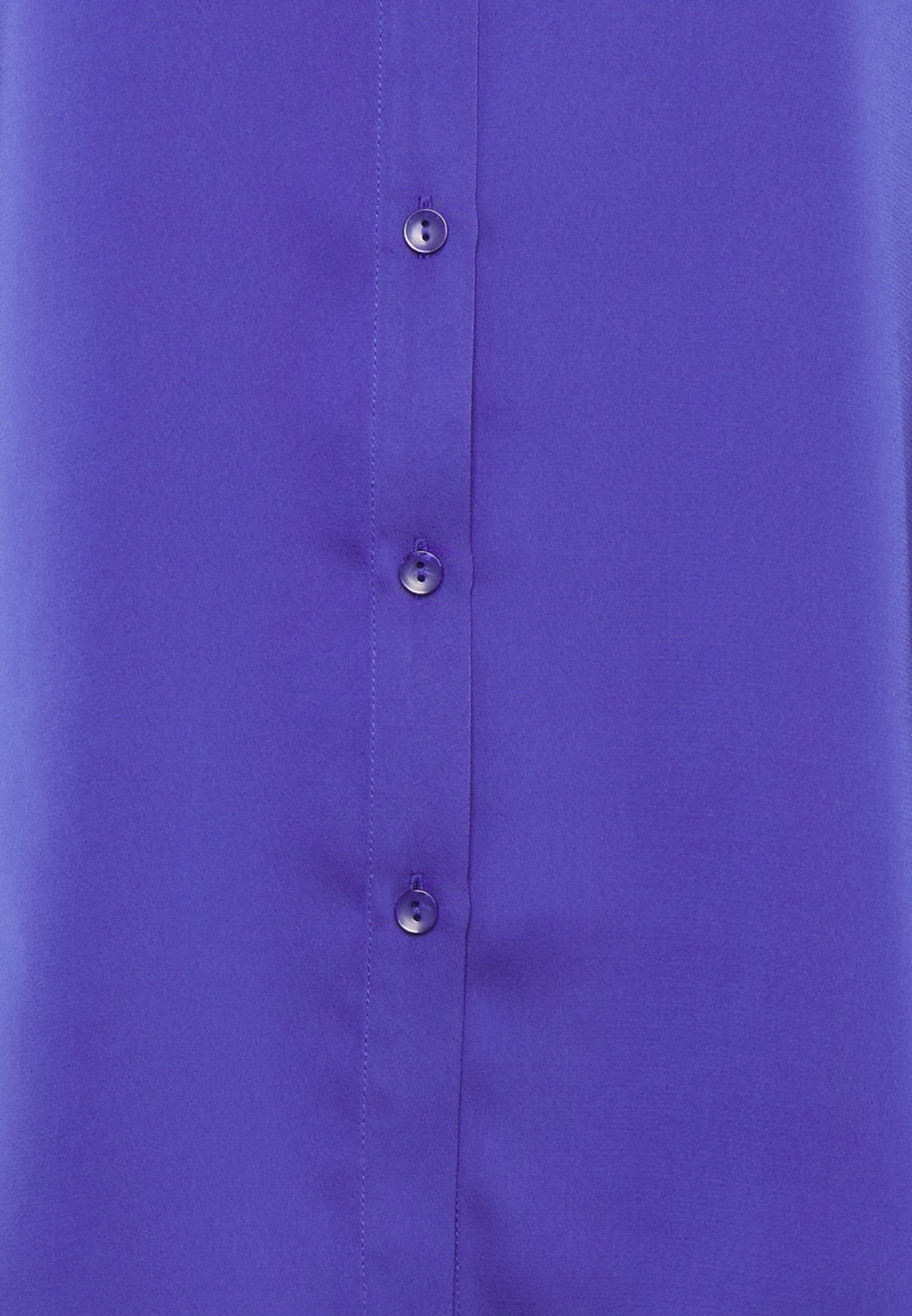 Anna Field Button-Down Blouse - Dark Blue