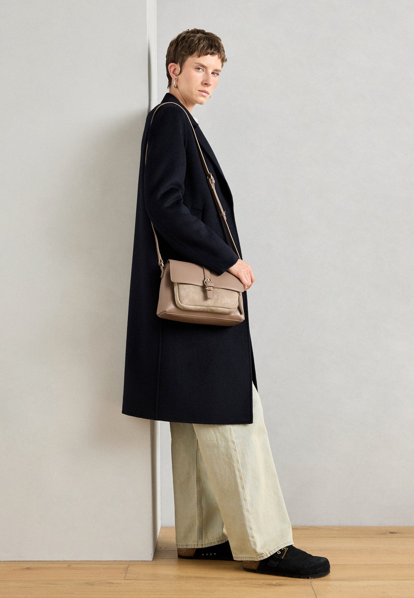 Anna Field Cross Body Bag - Taupe