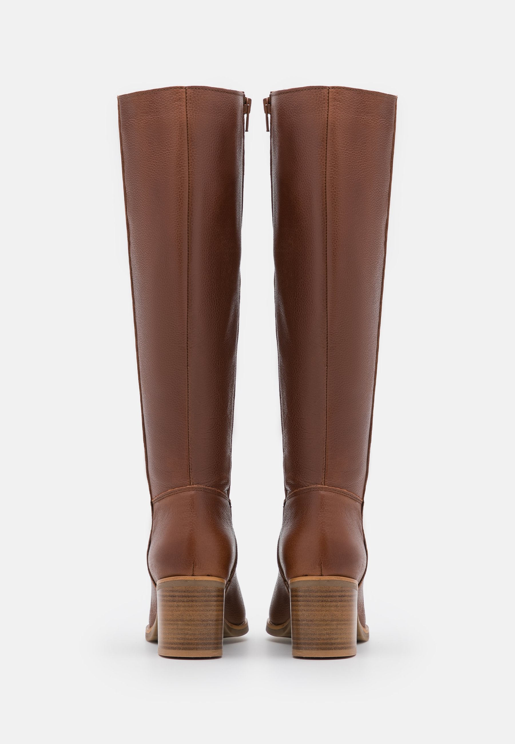 Anna Field Leather- Boots - Cognac