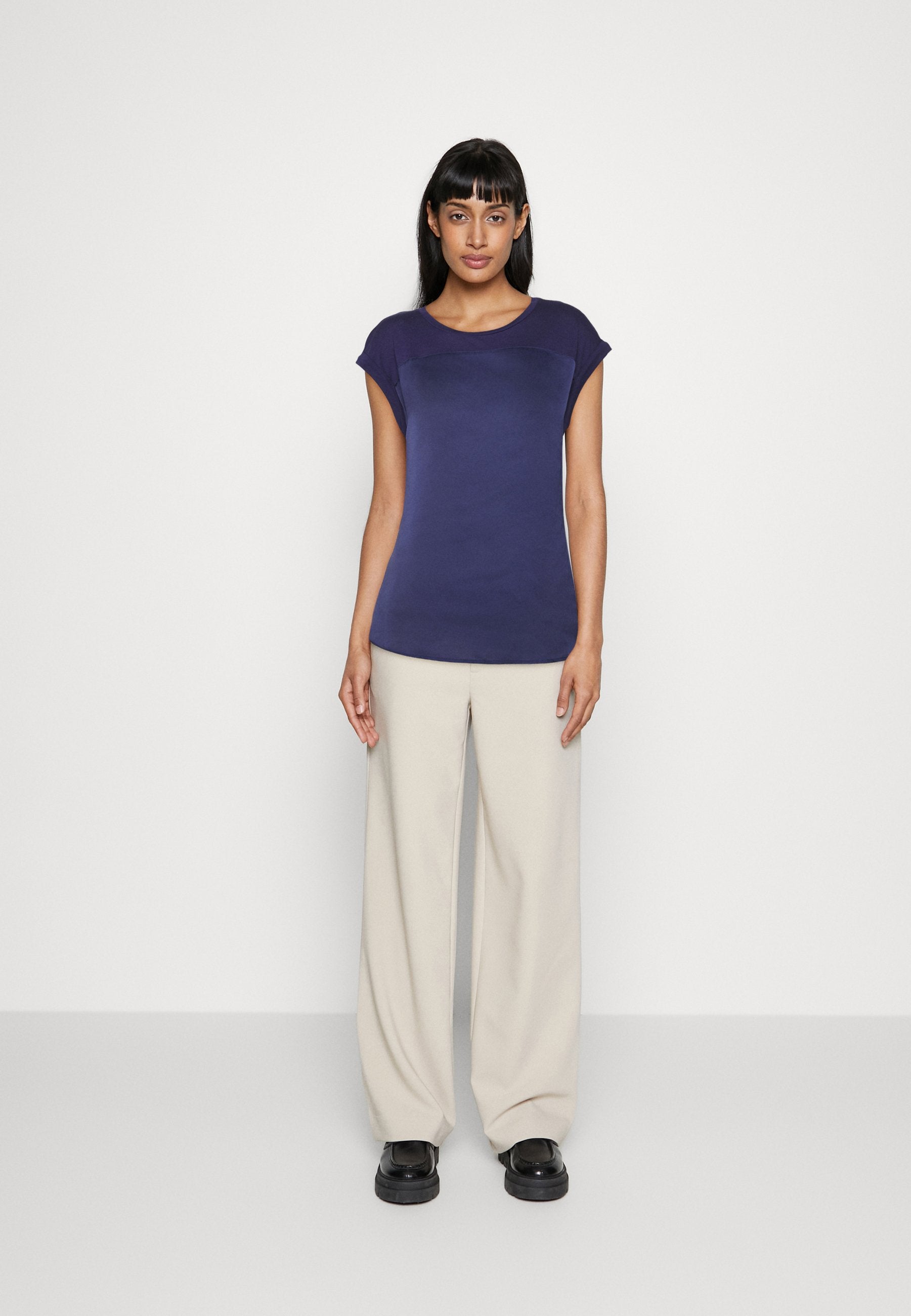 Anna Field Print T-Shirt - Dark Blue