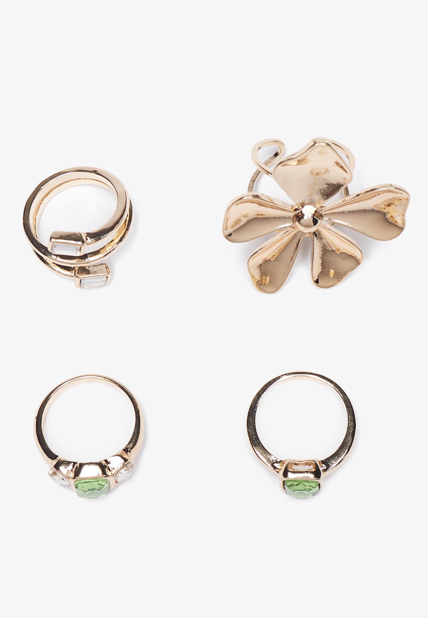 Anna Field 4 PACK - Ring - Gold-coloured