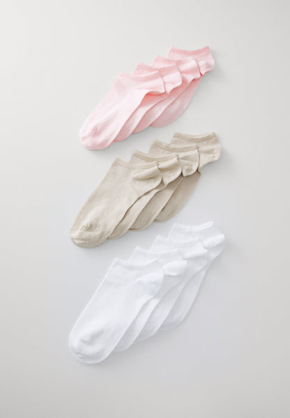 Anna Field 12 PACK - Socks - White/beige/light Pink