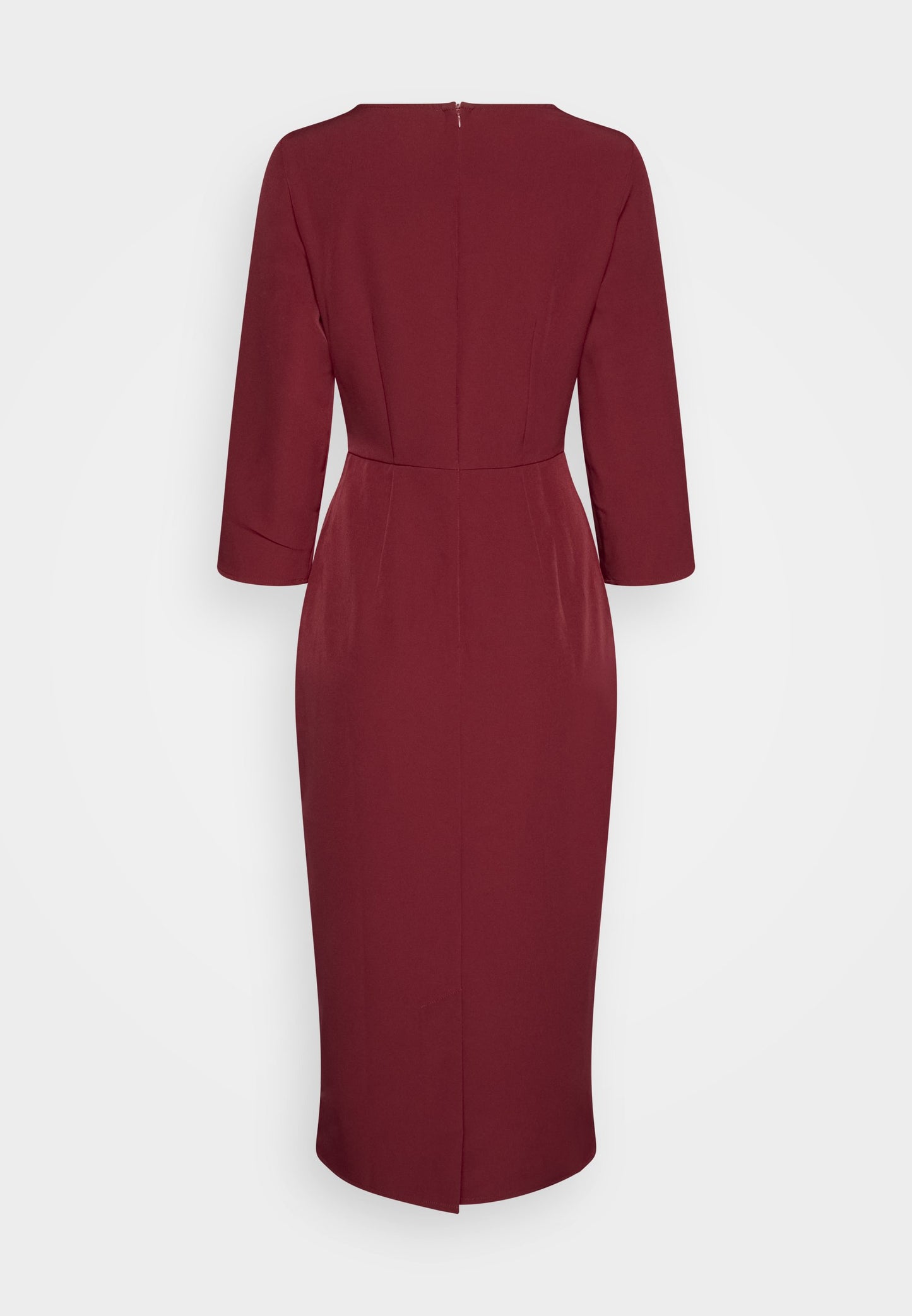 Shift Dress - Dark Red