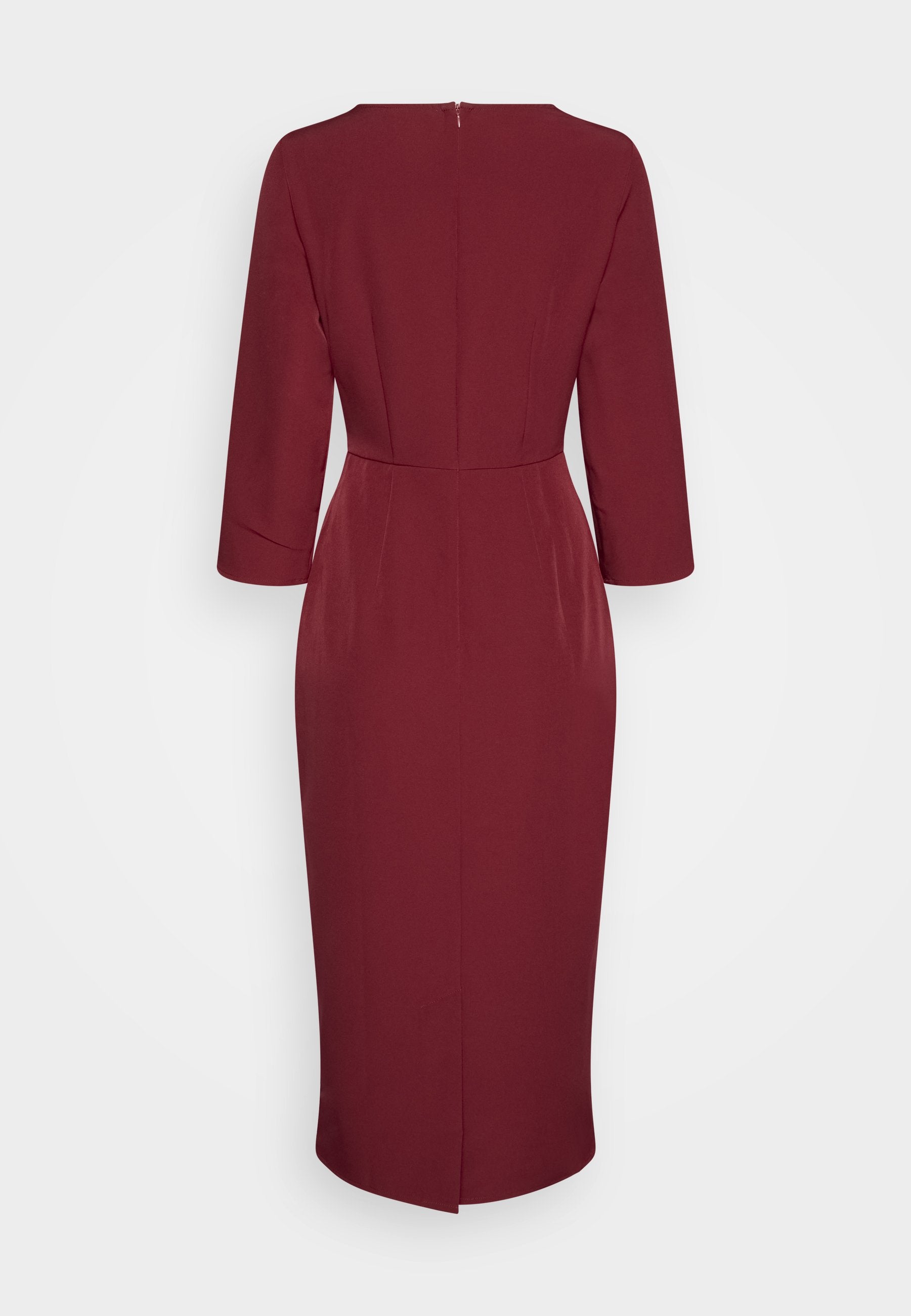  Shift Dress - Dark Red