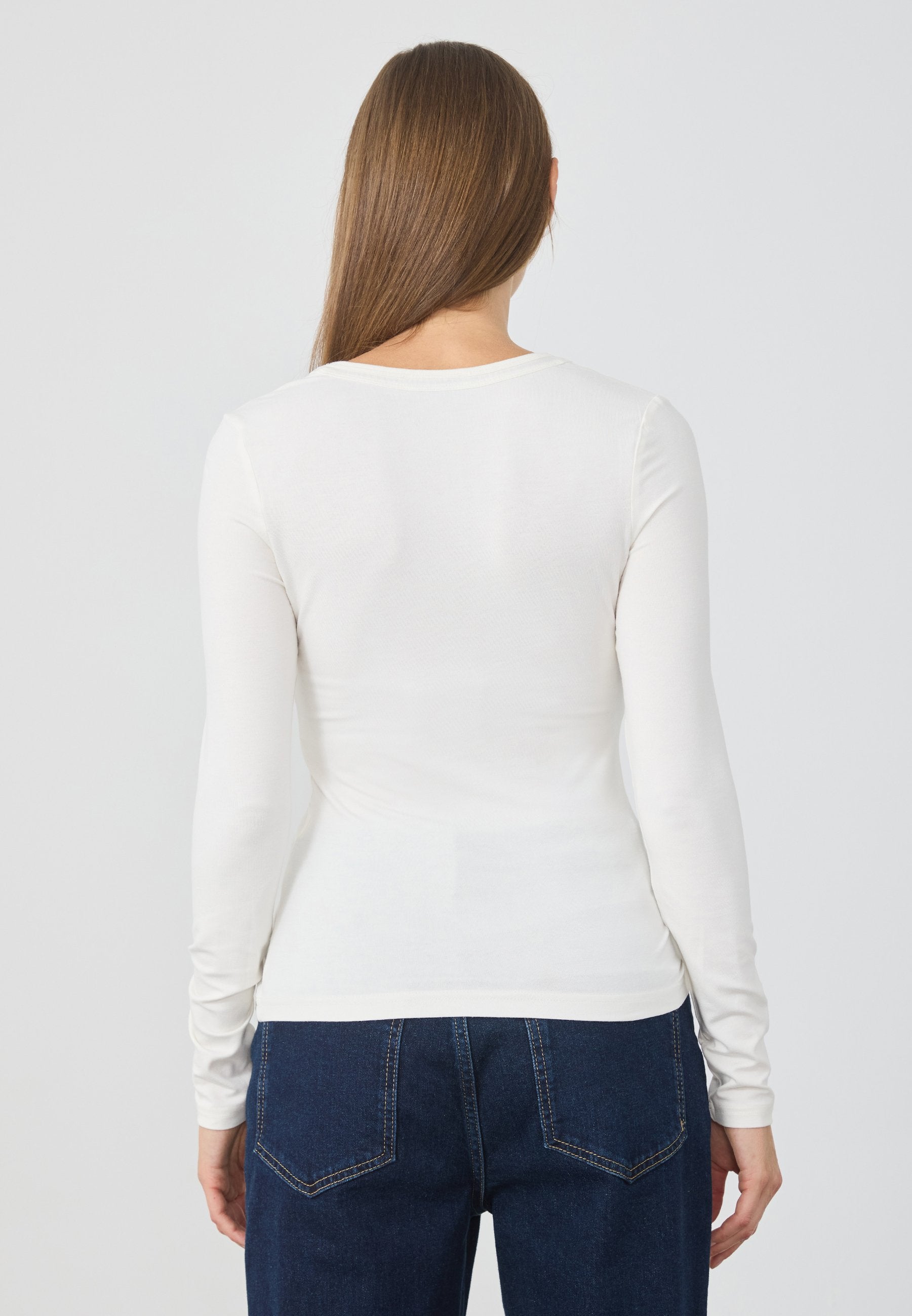 Anna Field 3 PACK - Long Sleeved Top - Egret, Trooper & Black