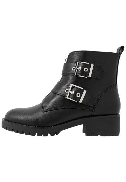 Anna Field Cowboy/Biker Ankle Boot - Black