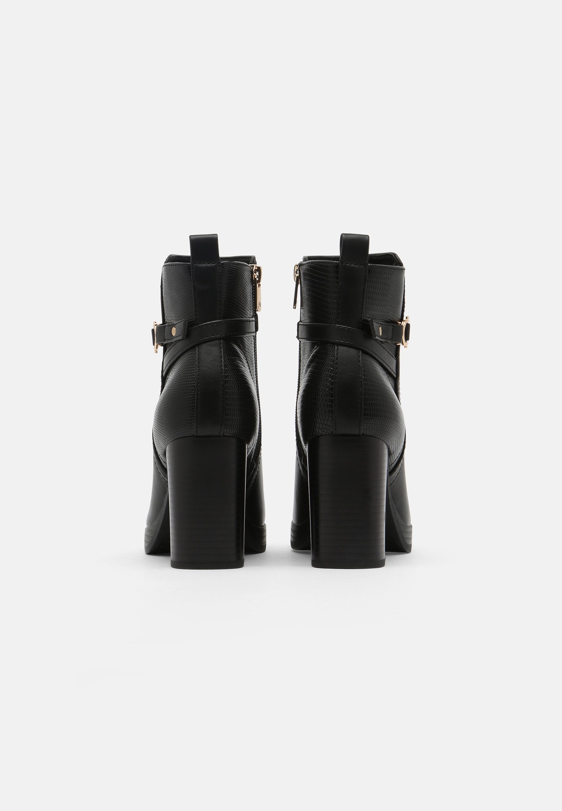 Anna Field Platform Ankle Boots - Black