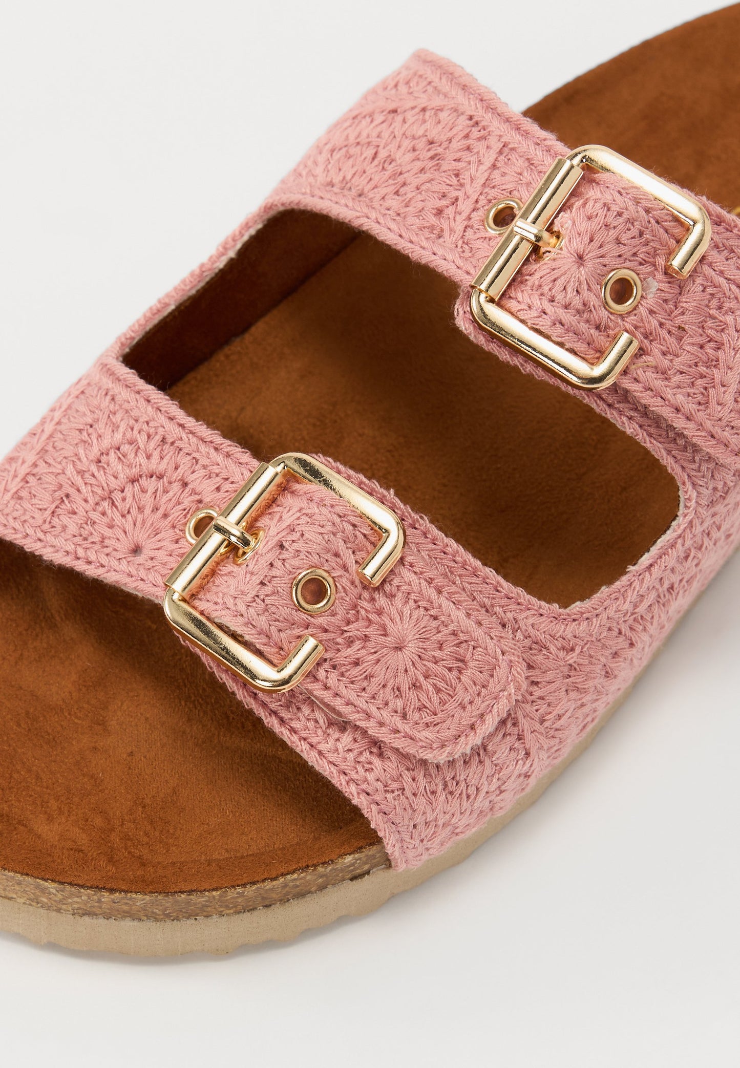 Anna Field Mules - Light Rose