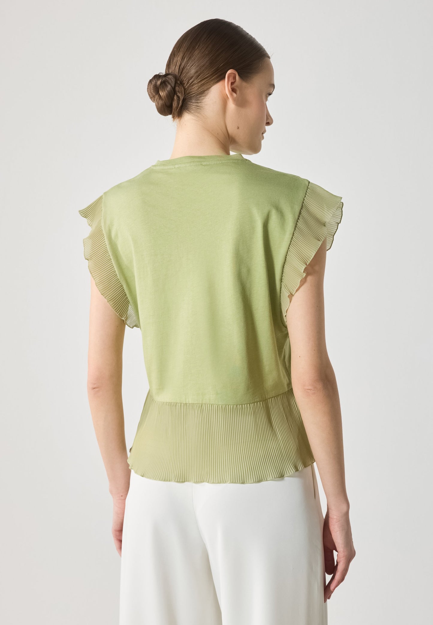 Anna Field Print T-shirt - Sage