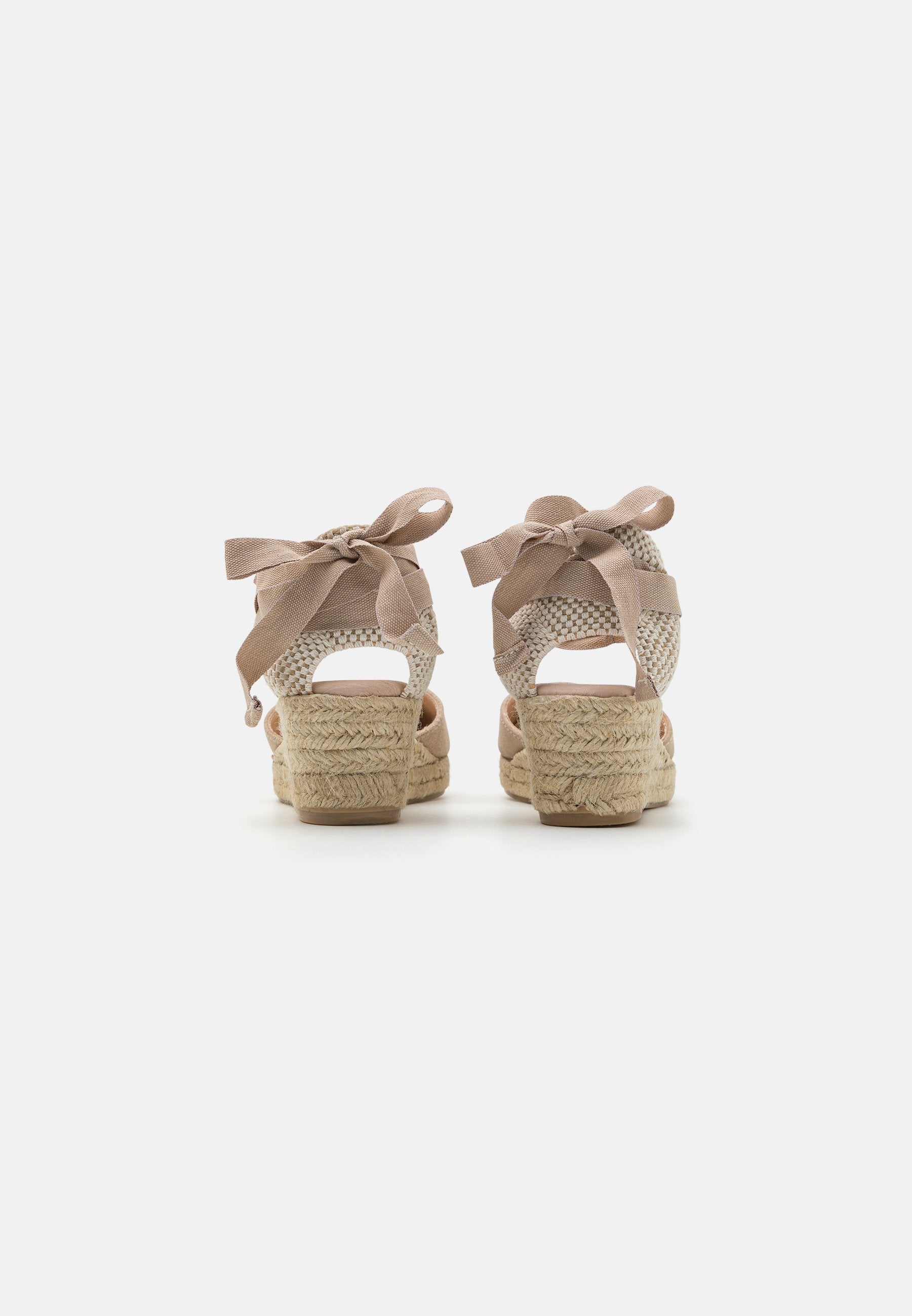 Anna Field Leather- Lace-Up Heels - Beige