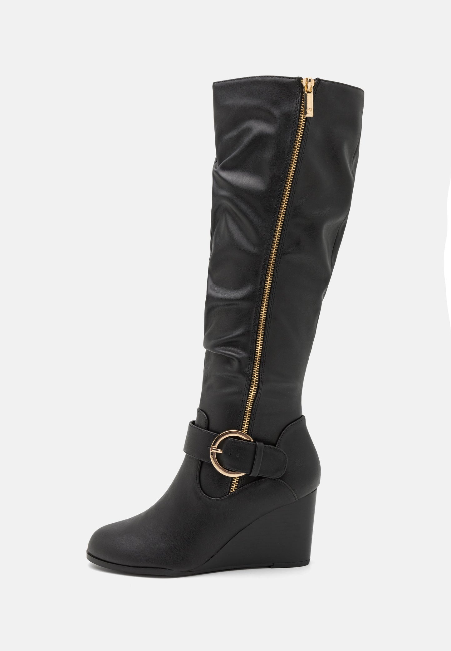 Anna Field Wedge Boots - Black