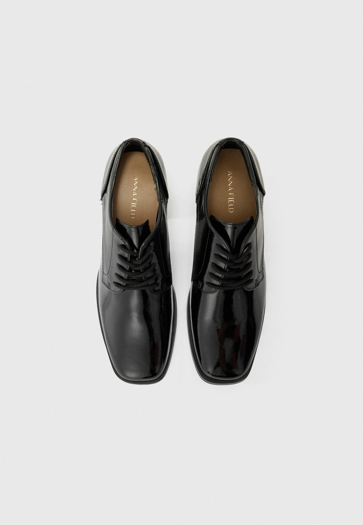Anna Field Lace-up Heels - Black