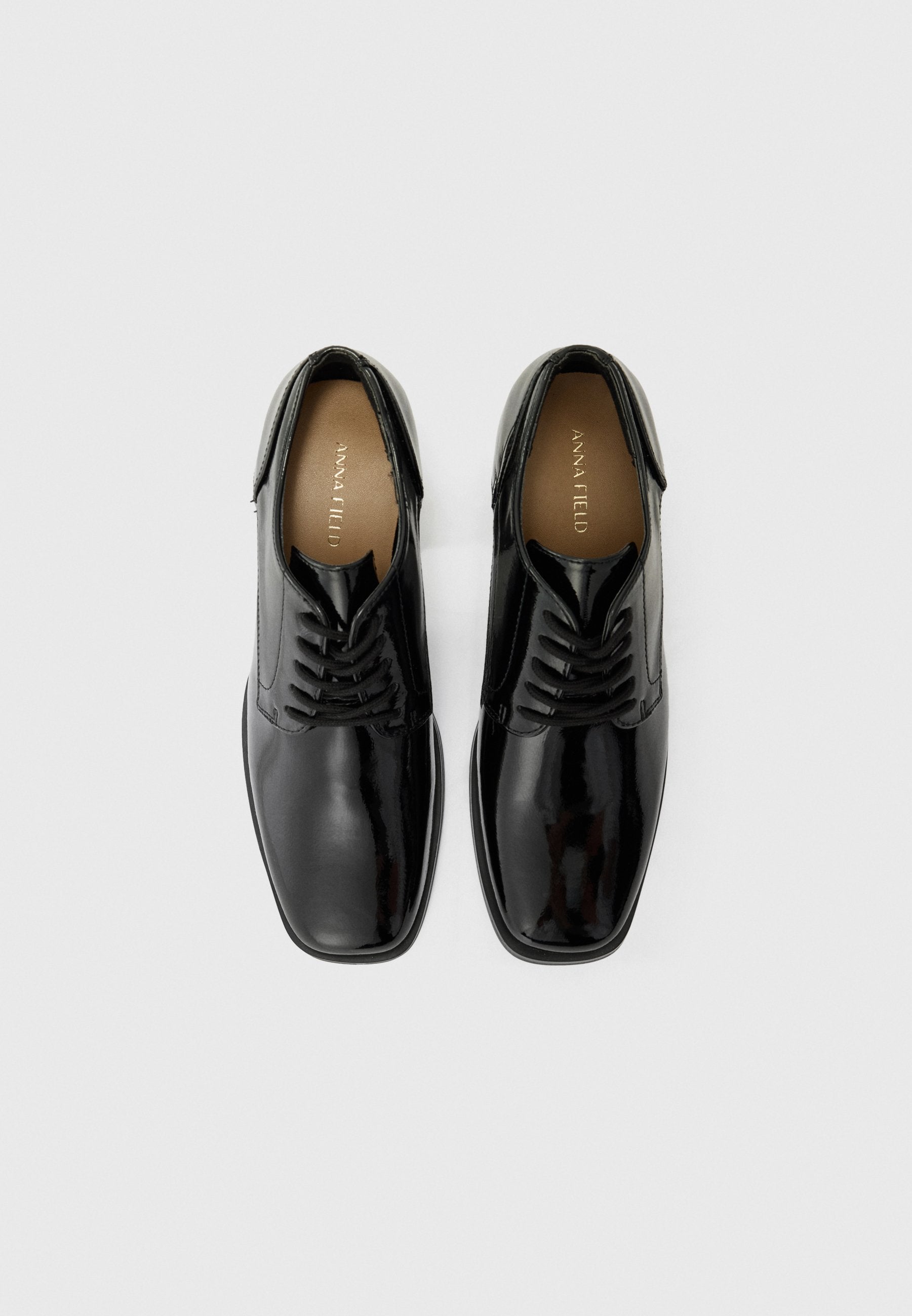 Anna Field Lace-up Heels - Black