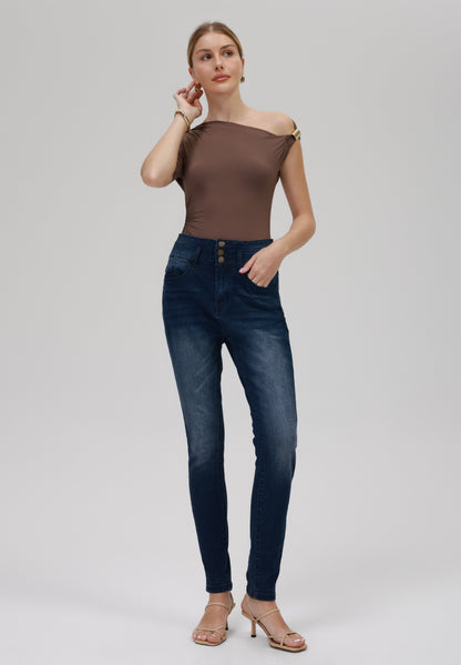  Jeans Skinny Fit - Dark Blue Wash