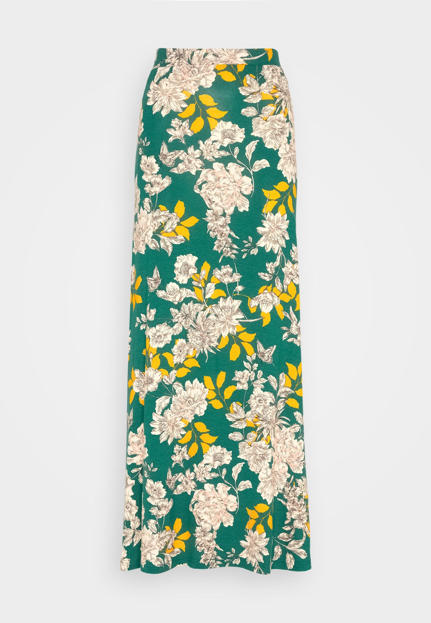 Anna Field Maxi Skirt - Dark Green/Multicoloured