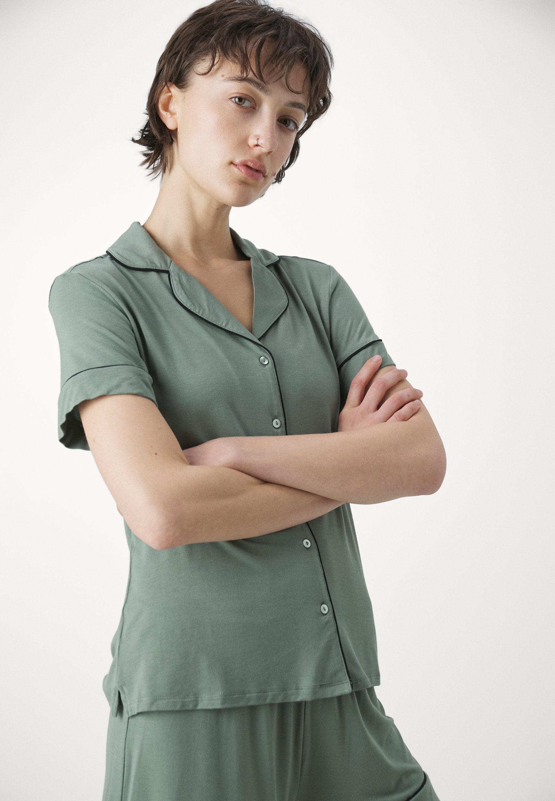 Anna Field Pyjama Set - Khaki