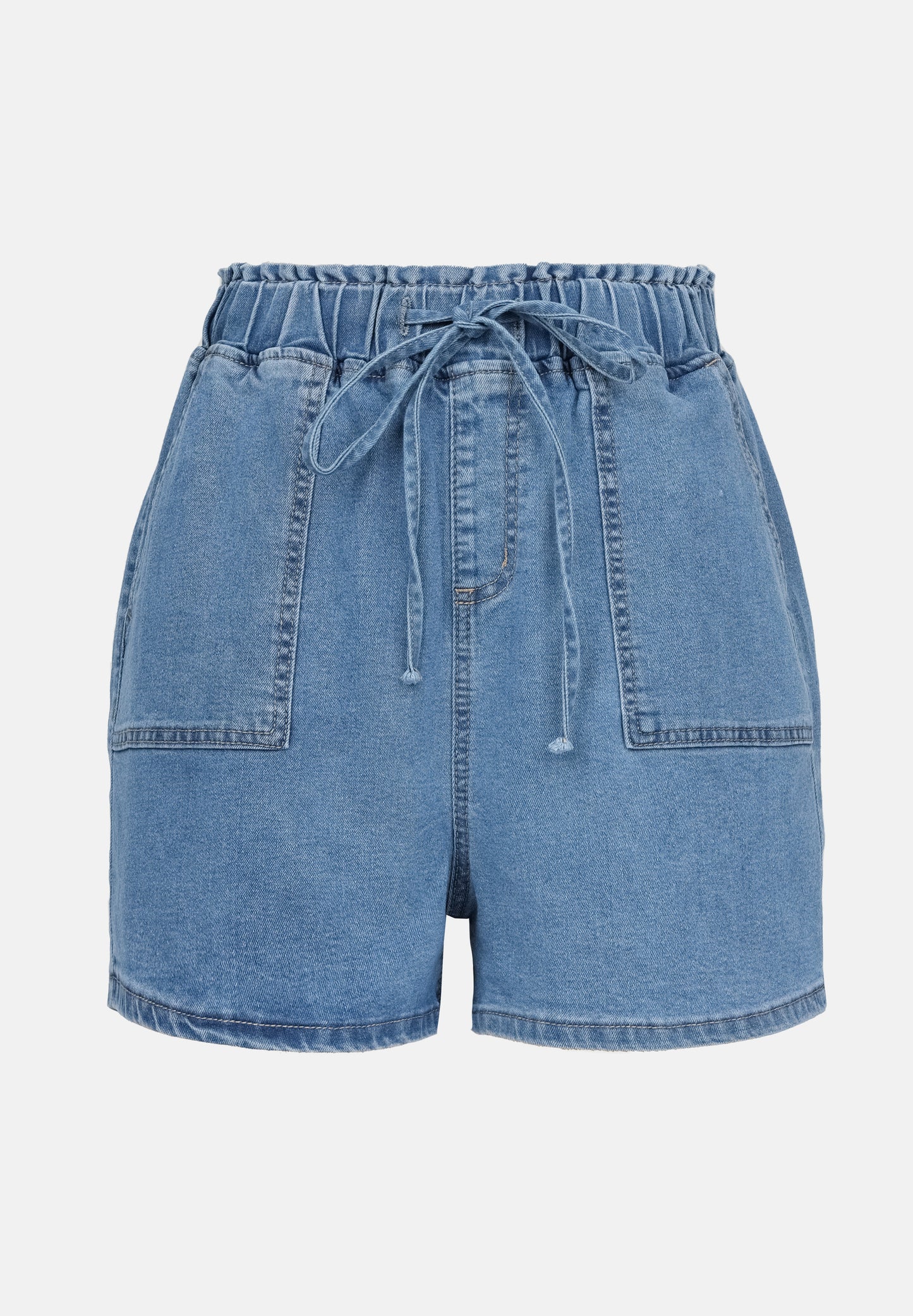 Anna Field Denim Shorts - Light Blue Wash