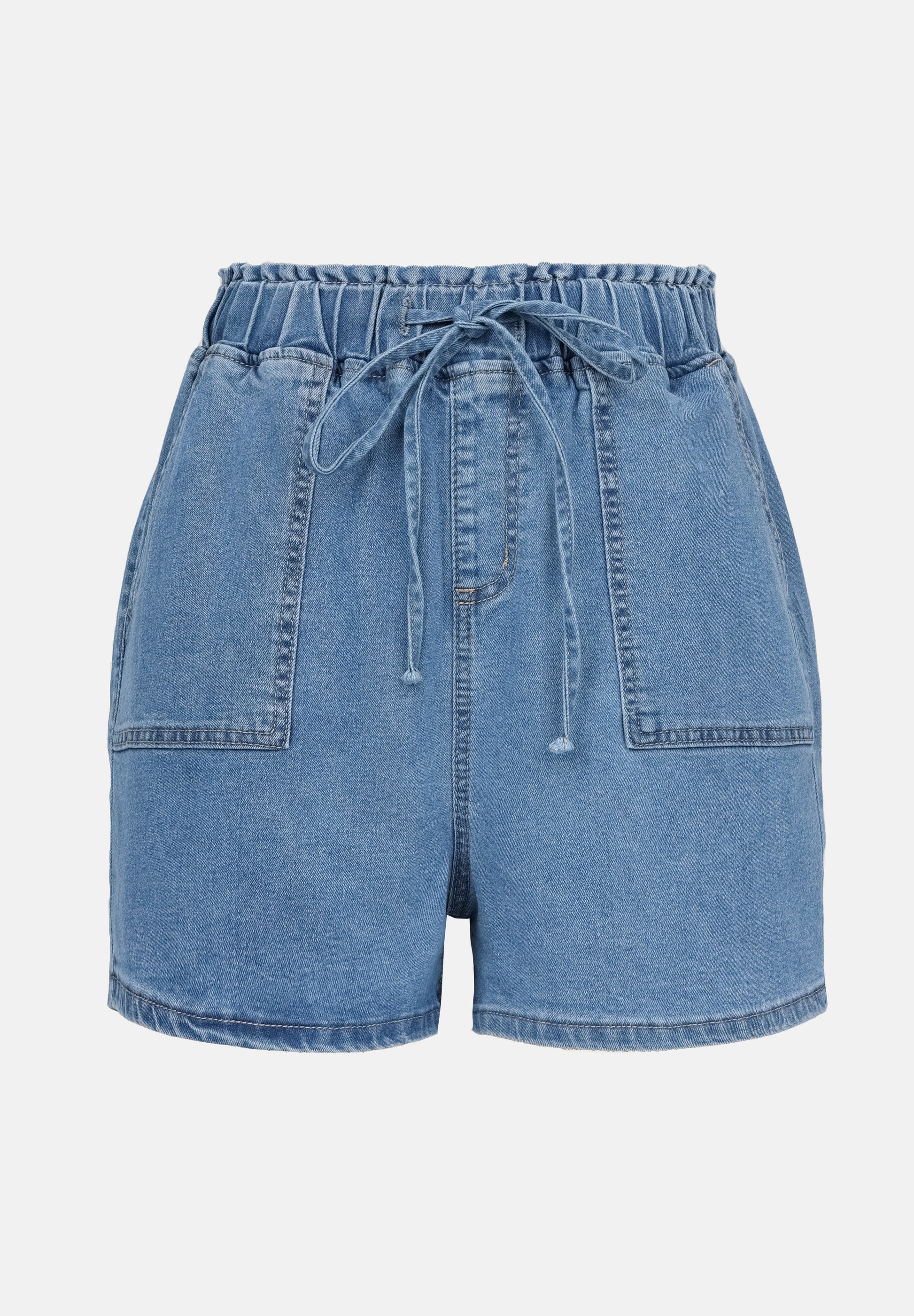 Anna Field Denim Shorts - Light Blue Wash