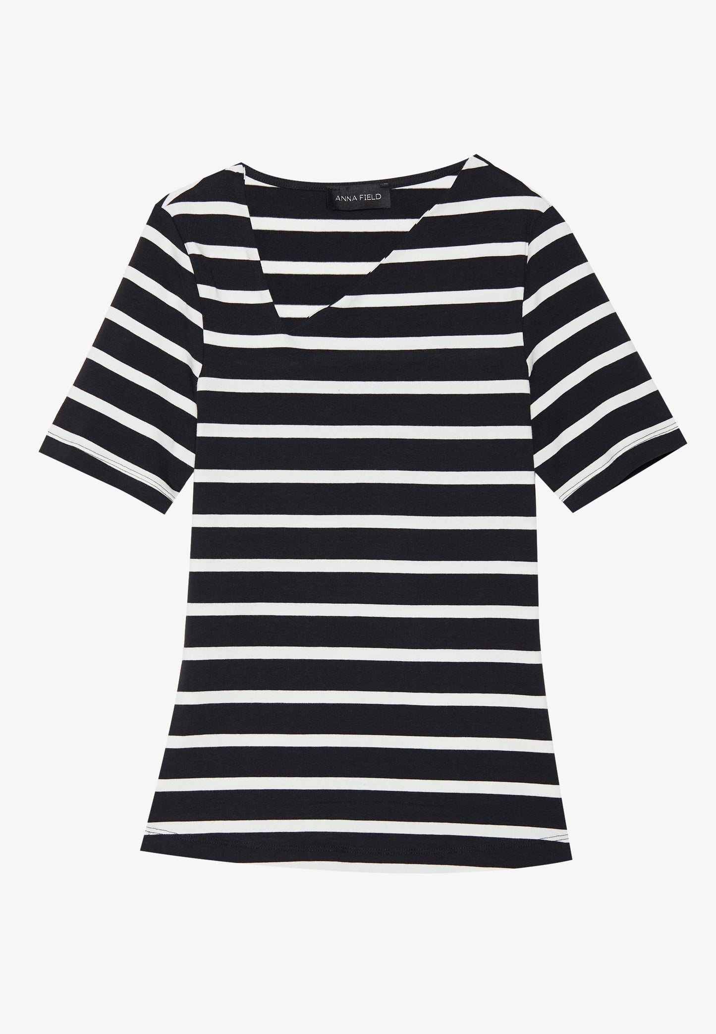 Anna Field 2 PACK - Print T-shirt - Egret/black
