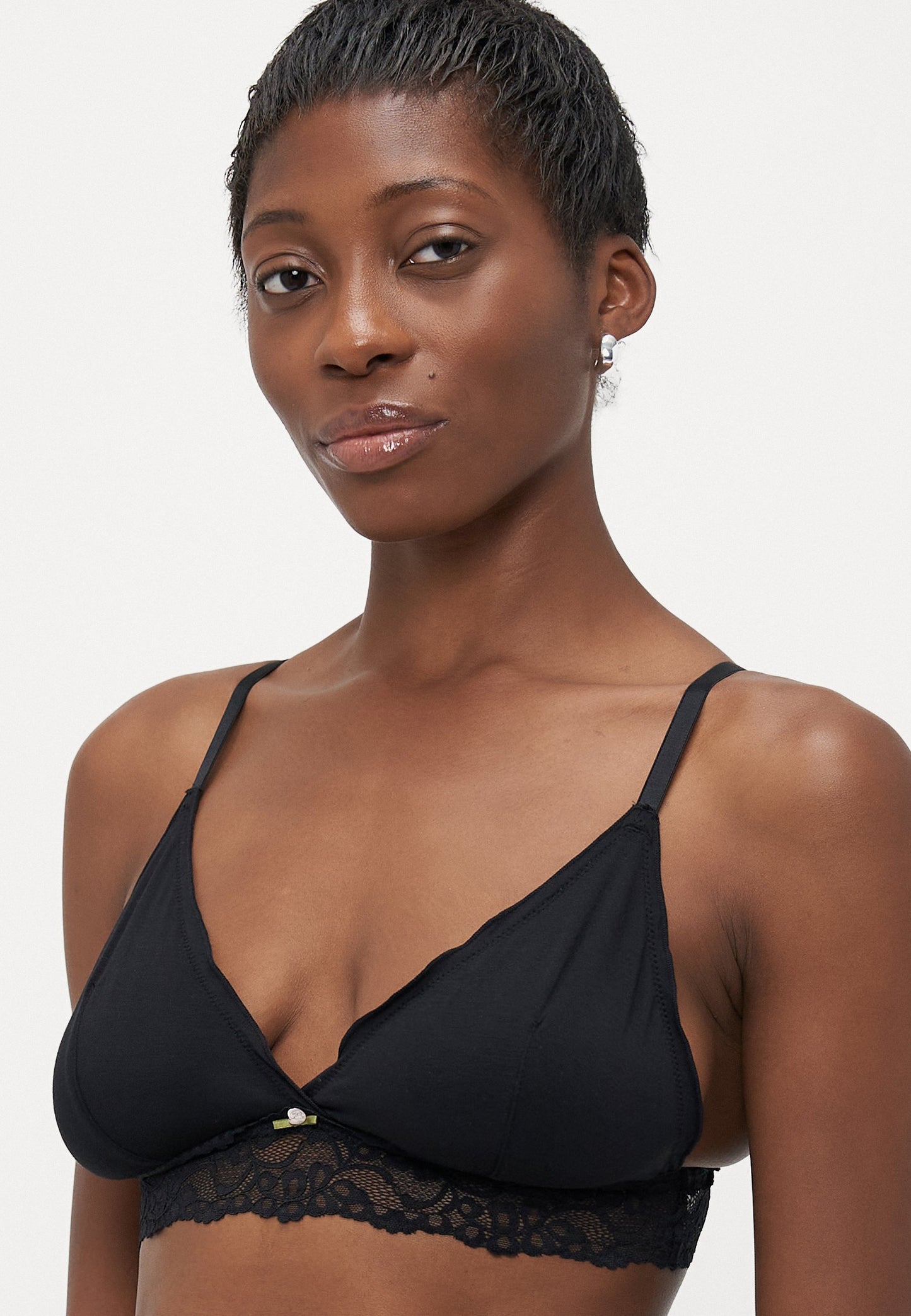 Anna Field 2 PACK - Triangle Bra - Black/light Grey Melange