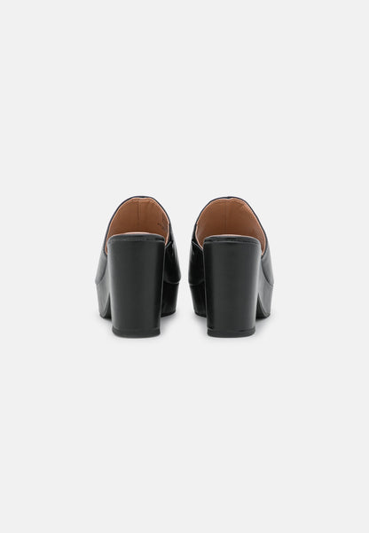  Wide Fit - Heeled Mules