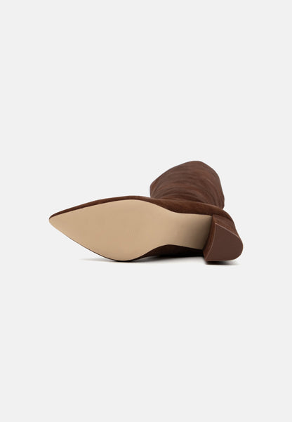 Anna Field LEATHER - Boots - Dark Brown