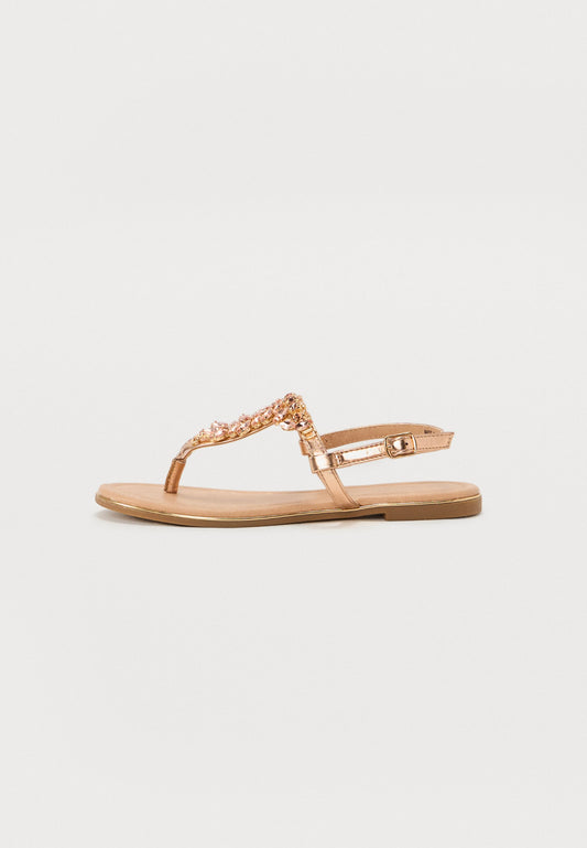  T-bar Sandals - Light Pink